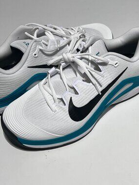 Nike Court Zoom Vapor 12 HC Teal White Tennis Shoes FV5552 104 - New Without Box
